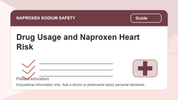 Drug Usage and Naproxen Heart Risk - naproxen sodium safety illustration