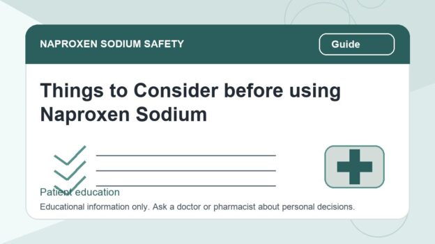 Things to Consider before using Naproxen Sodium - naproxen sodium safety illustration
