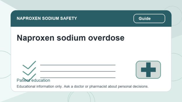 Naproxen sodium overdose - naproxen sodium safety illustration