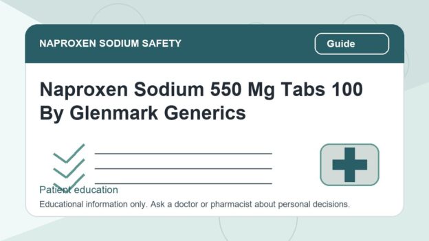 Naproxen Sodium 550 Mg Tabs 100 By Glenmark Generics - naproxen sodium safety illustration