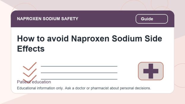 How to avoid Naproxen Sodium Side Effects - naproxen sodium safety illustration