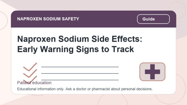 Naproxen Sodium Side Effects: Early Warning Signs to Track - naproxen sodium safety illustration