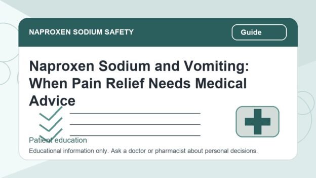Naproxen Sodium and Vomiting: When Pain Relief Needs Medical Advice - naproxen sodium safety illustration
