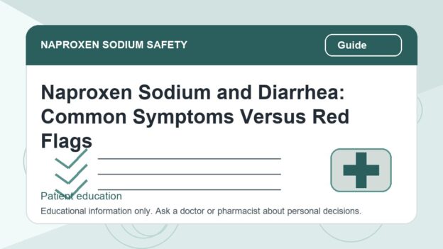 Naproxen Sodium and Diarrhea: Common Symptoms Versus Red Flags - naproxen sodium safety illustration