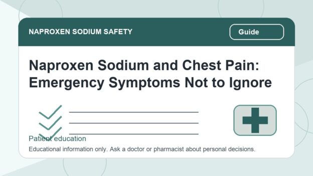 Naproxen Sodium and Chest Pain: Emergency Symptoms Not to Ignore - naproxen sodium safety illustration