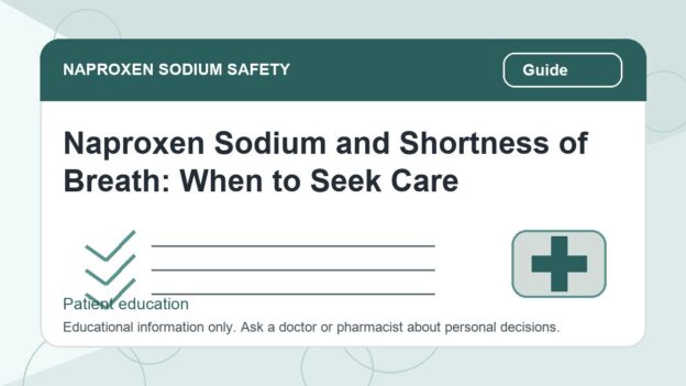 Naproxen Sodium and Shortness of Breath: When to Seek Care - naproxen sodium safety illustration