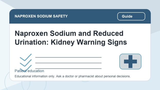 Naproxen Sodium and Reduced Urination: Kidney Warning Signs - naproxen sodium safety illustration