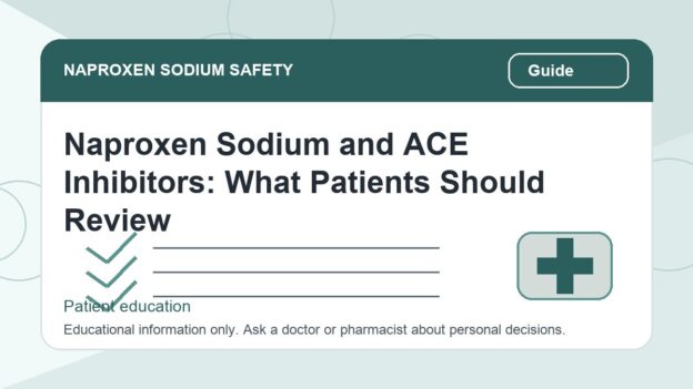 Naproxen Sodium and ACE Inhibitors: What Patients Should Review - naproxen sodium safety illustration