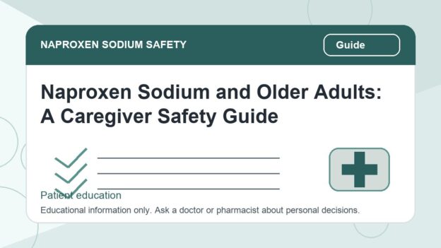 Naproxen Sodium and Older Adults: A Caregiver Safety Guide - naproxen sodium safety illustration