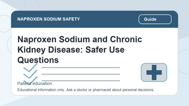 Naproxen Sodium and Chronic Kidney Disease: Safer Use Questions - naproxen sodium safety illustration