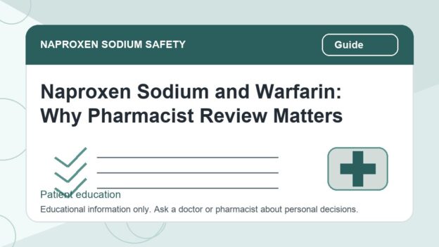 Naproxen Sodium and Warfarin: Why Pharmacist Review Matters - naproxen sodium safety illustration