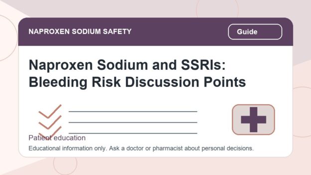 Naproxen Sodium and SSRIs: Bleeding Risk Discussion Points - naproxen sodium safety illustration