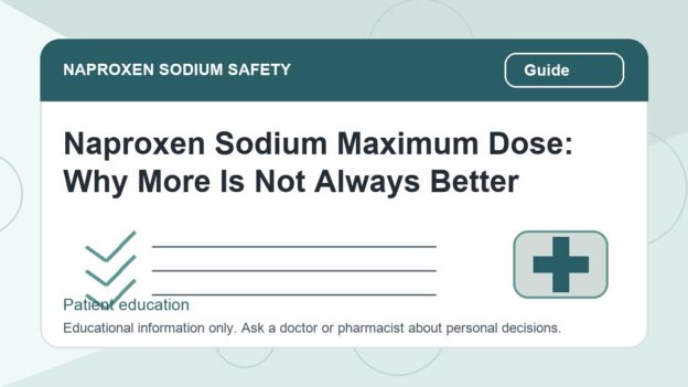 Naproxen Sodium Maximum Dose: Why More Is Not Always Better - naproxen sodium safety illustration