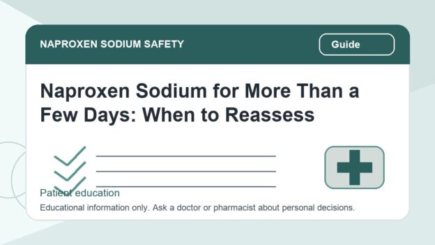 Naproxen Sodium for More Than a Few Days: When to Reassess - naproxen sodium safety illustration