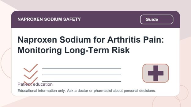 Naproxen Sodium for Arthritis Pain: Monitoring Long-Term Risk - naproxen sodium safety illustration