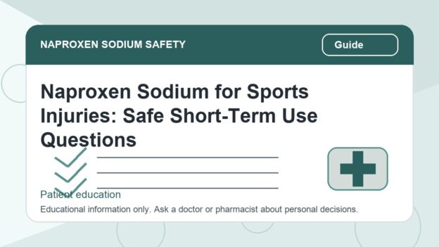 Naproxen Sodium for Sports Injuries: Safe Short-Term Use Questions - naproxen sodium safety illustration