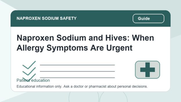 Naproxen Sodium and Hives: When Allergy Symptoms Are Urgent - naproxen sodium safety illustration