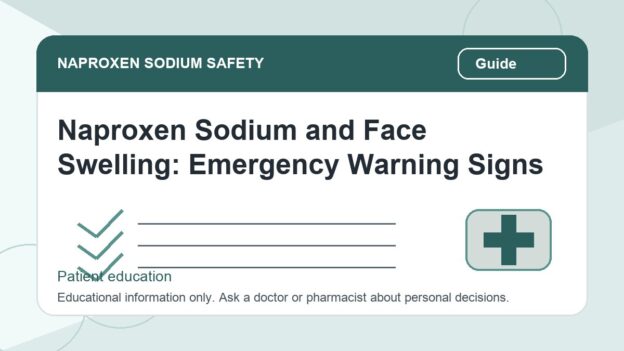 Naproxen Sodium and Face Swelling: Emergency Warning Signs - naproxen sodium safety illustration