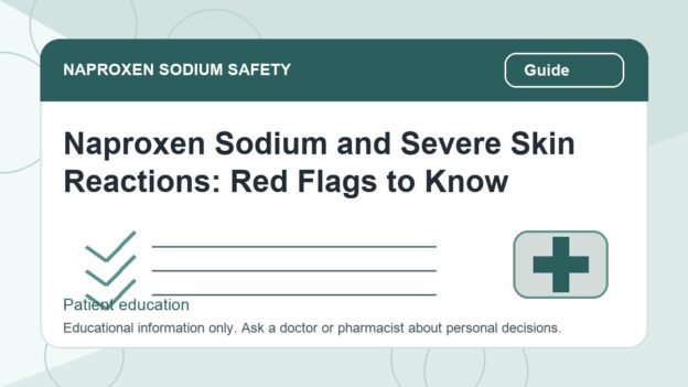 Naproxen Sodium and Severe Skin Reactions: Red Flags to Know - naproxen sodium safety illustration