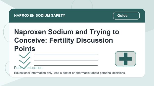 Naproxen Sodium and Trying to Conceive: Fertility Discussion Points - naproxen sodium safety illustration
