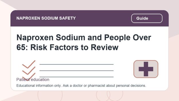 Naproxen Sodium and People Over 65: Risk Factors to Review - naproxen sodium safety illustration