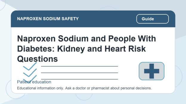 Naproxen Sodium and People With Diabetes: Kidney and Heart Risk Questions - naproxen sodium safety illustration