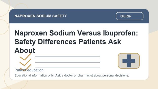 Naproxen Sodium Versus Ibuprofen: Safety Differences Patients Ask About - naproxen sodium safety illustration