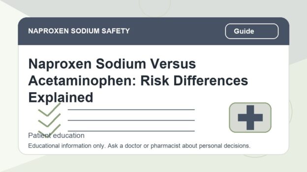 Naproxen Sodium Versus Acetaminophen: Risk Differences Explained - naproxen sodium safety illustration