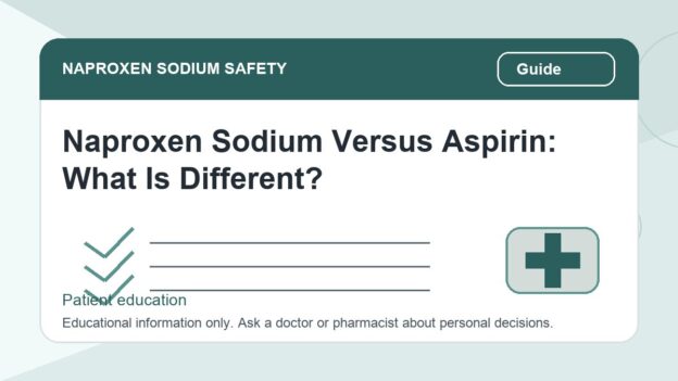 Naproxen Sodium Versus Aspirin: What Is Different? - naproxen sodium safety illustration