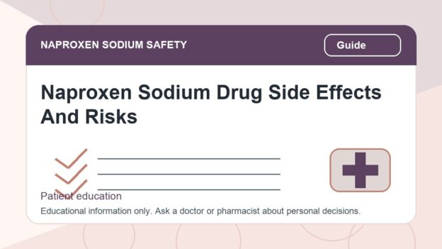 Naproxen Sodium Drug Side Effects And Risks - naproxen sodium safety illustration