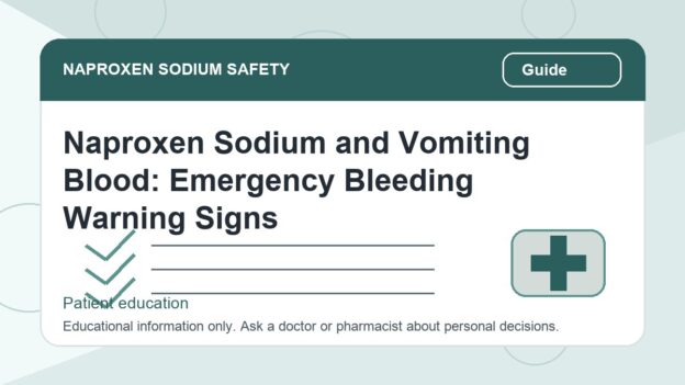 Naproxen Sodium and Vomiting Blood: Emergency Bleeding Warning Signs - naproxen sodium safety illustration