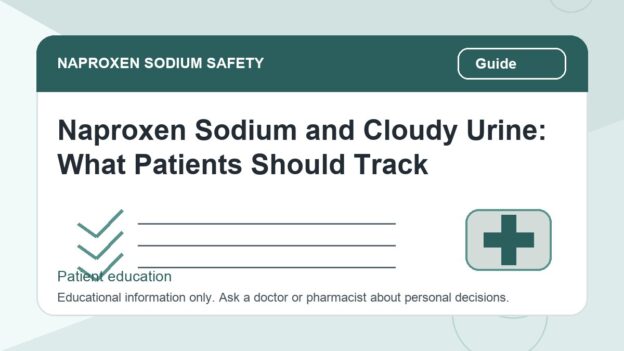 Naproxen Sodium and Cloudy Urine: What Patients Should Track - naproxen sodium safety illustration