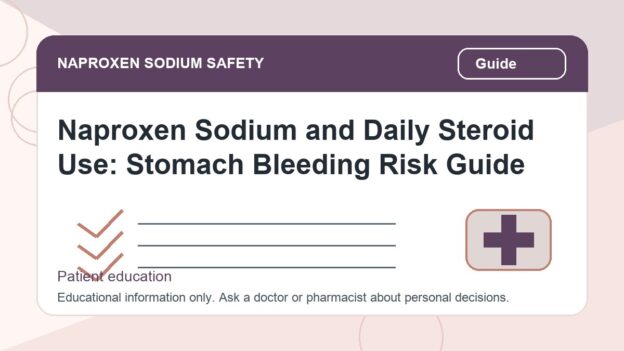 Naproxen Sodium and Daily Steroid Use: Stomach Bleeding Risk Guide - naproxen sodium safety illustration
