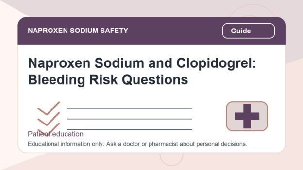 Naproxen Sodium and Clopidogrel: Bleeding Risk Questions - naproxen sodium safety illustration
