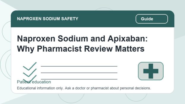 Naproxen Sodium and Apixaban: Why Pharmacist Review Matters - naproxen sodium safety illustration