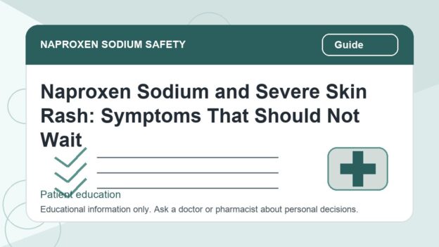 Naproxen Sodium and Severe Skin Rash: Symptoms That Should Not Wait - naproxen sodium safety illustration