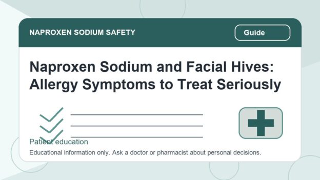 Naproxen Sodium and Facial Hives: Allergy Symptoms to Treat Seriously - naproxen sodium safety illustration