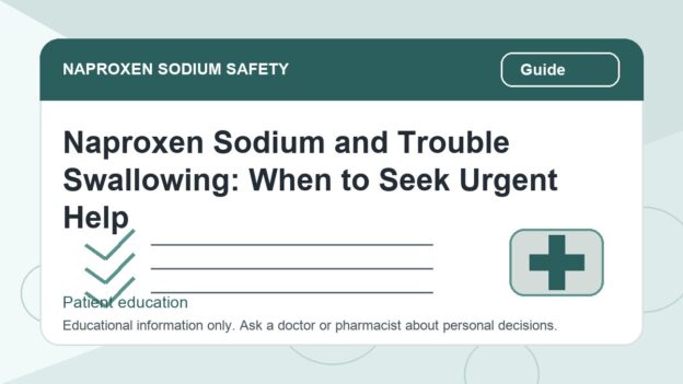 Naproxen Sodium and Trouble Swallowing: When to Seek Urgent Help - naproxen sodium safety illustration