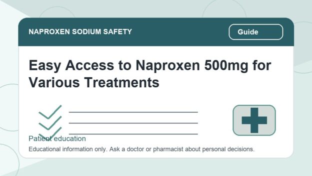 Easy Access to Naproxen 500mg for Various Treatments - naproxen sodium safety illustration